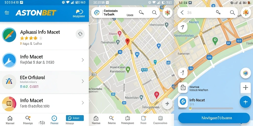 Antarmuka aplikasi Info Macet ASTONBET yang informatif dan mudah digunakan.