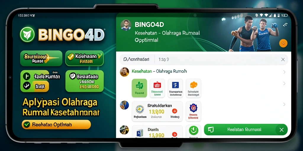 Tampilan antarmuka aplikasi BINGO4D yang menarik dan user-friendly.